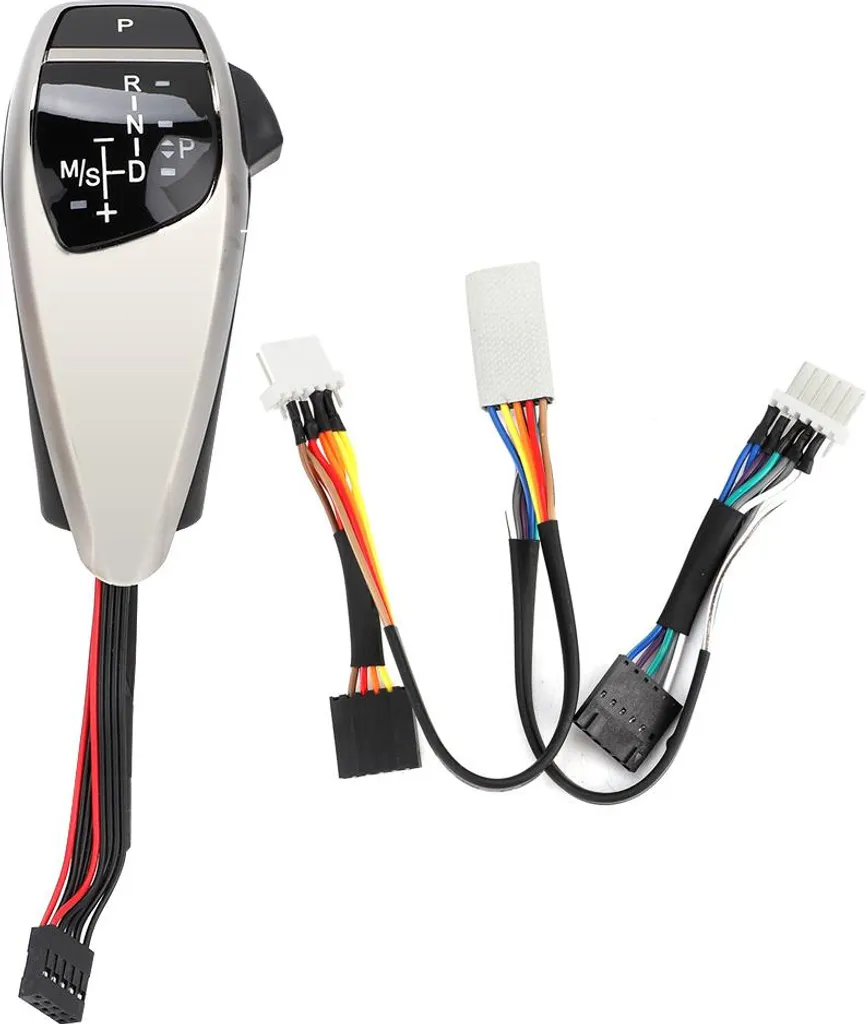 Pommeau de levier de vitesses LED RHD auto pour BMW E90 E91 E92 Noir