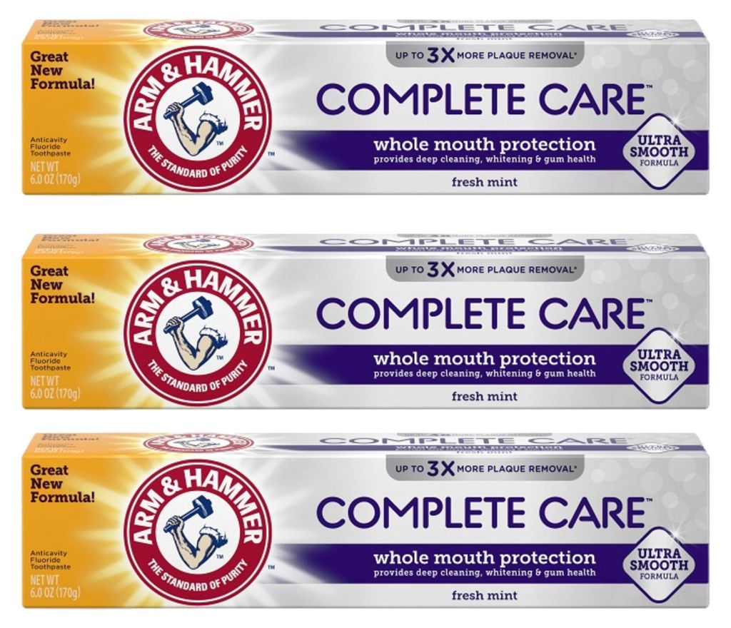 Arm And Hammer - Zahnpasta - 3er Pack - Complete Care - Produktbild 