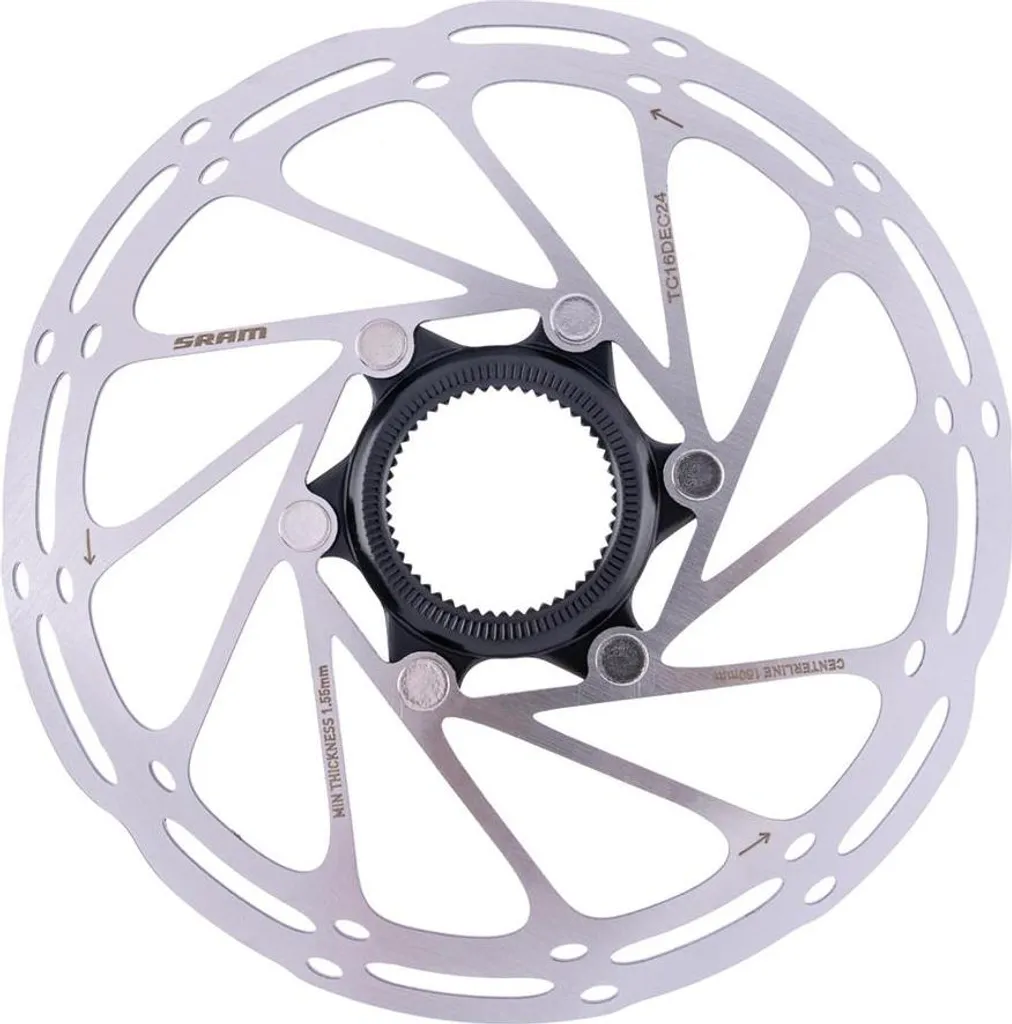 Disque Sram Centerline 160mm Centerlock Argent : Plus de Bruit !