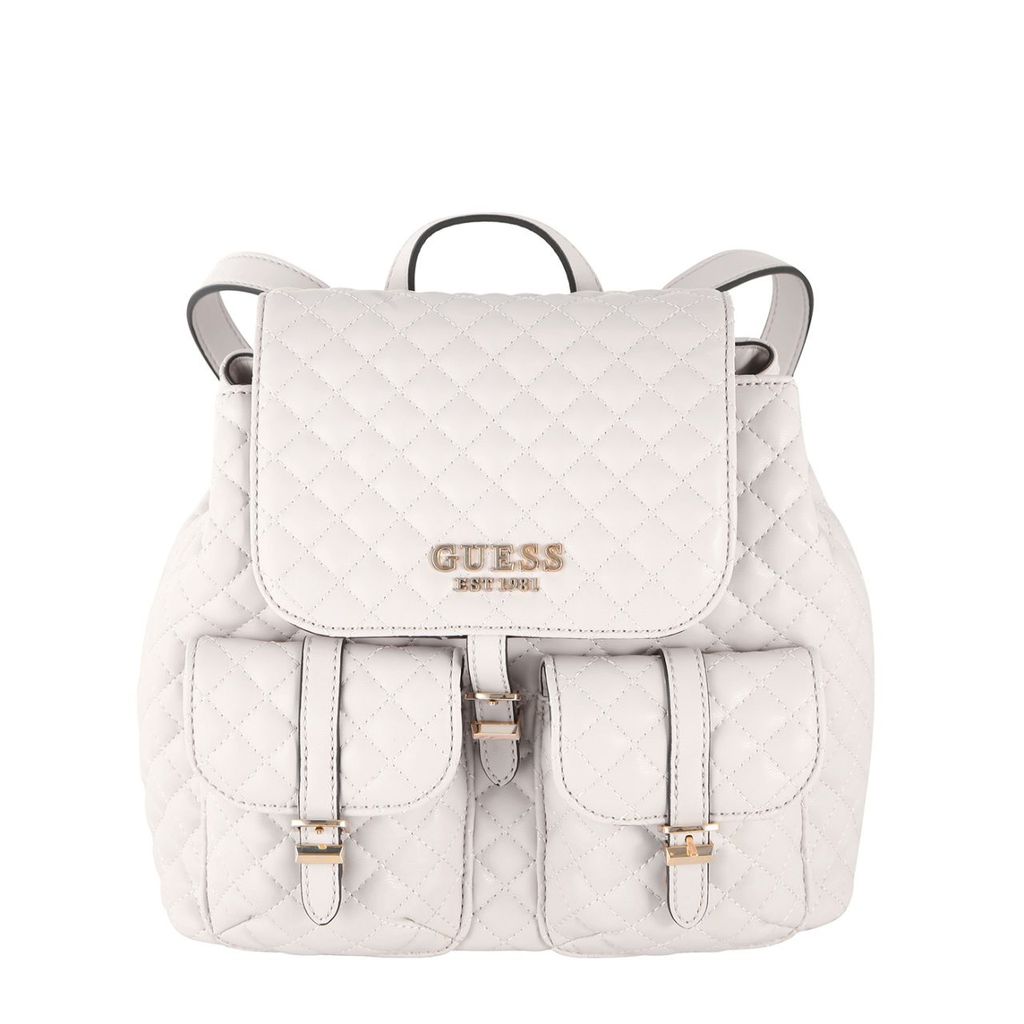 Guess Damenrucksack Adam Flap Backpack stone