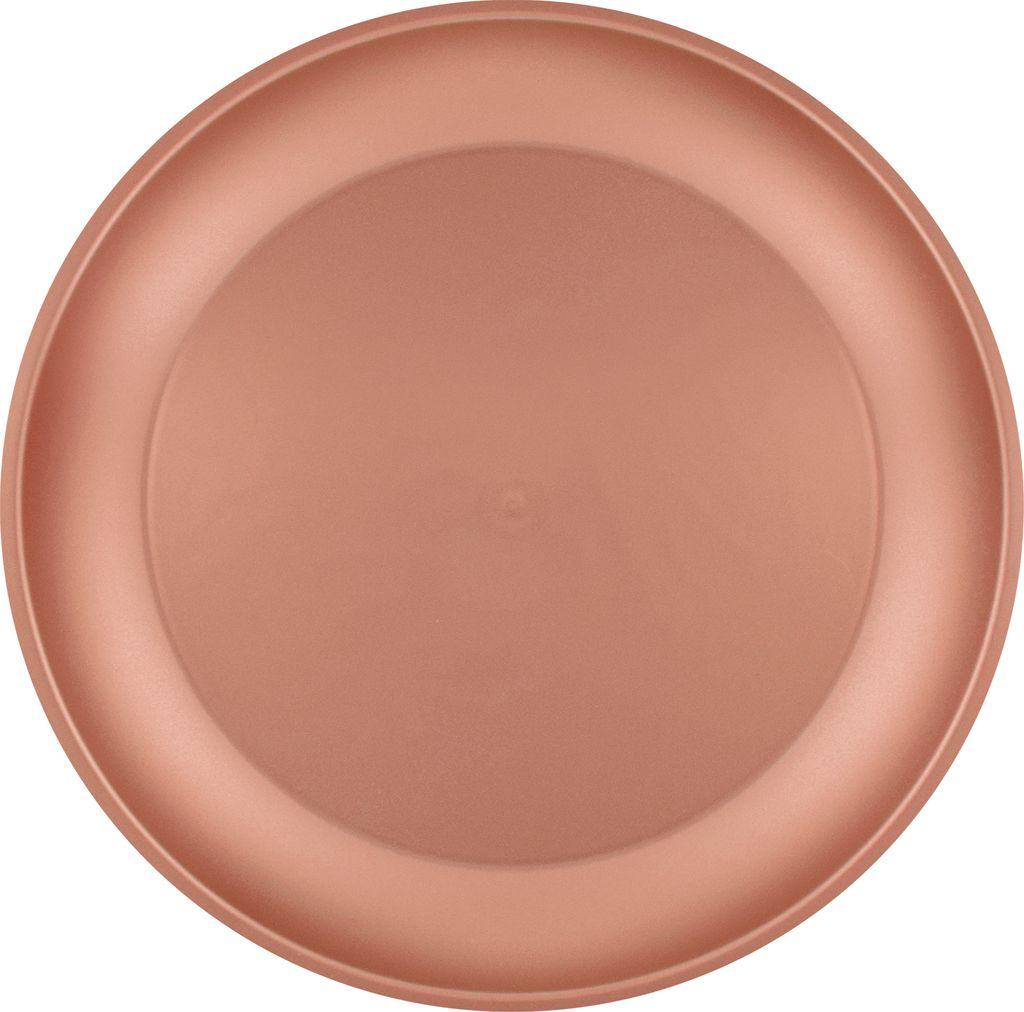 Mehrweg Teller 21 cm | 4 Stück Rosé Gold