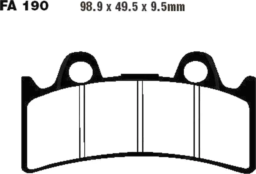 Plaquettes de frein avant haute endurance pour Triumph Daytona 900 1994