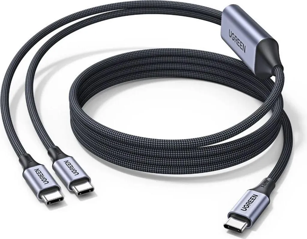 Câble USB-C Haute Puissance 140W avec Tressage Nylon Renforcé - 2 Mètres