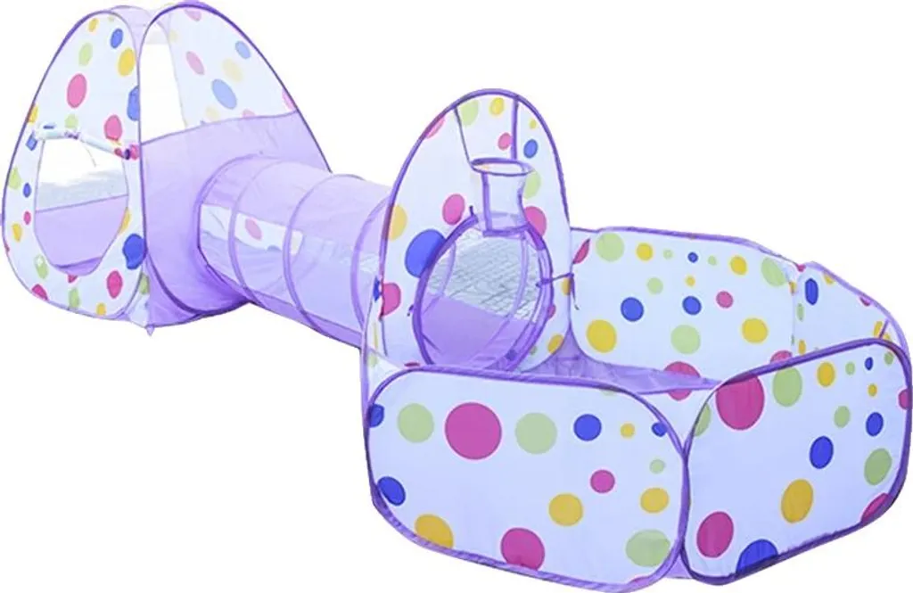Espace de jeu intérieur et extérieur 3-en-1, idéal pour cadeau enfant