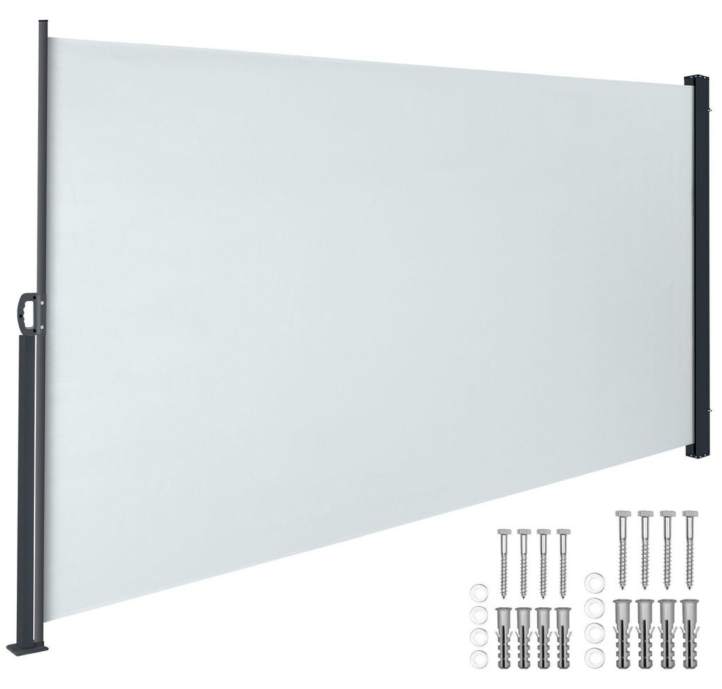 tectake® boční markýza 160 x 300 cm, výsuvná, s navíjecím Obrázek produktu 
