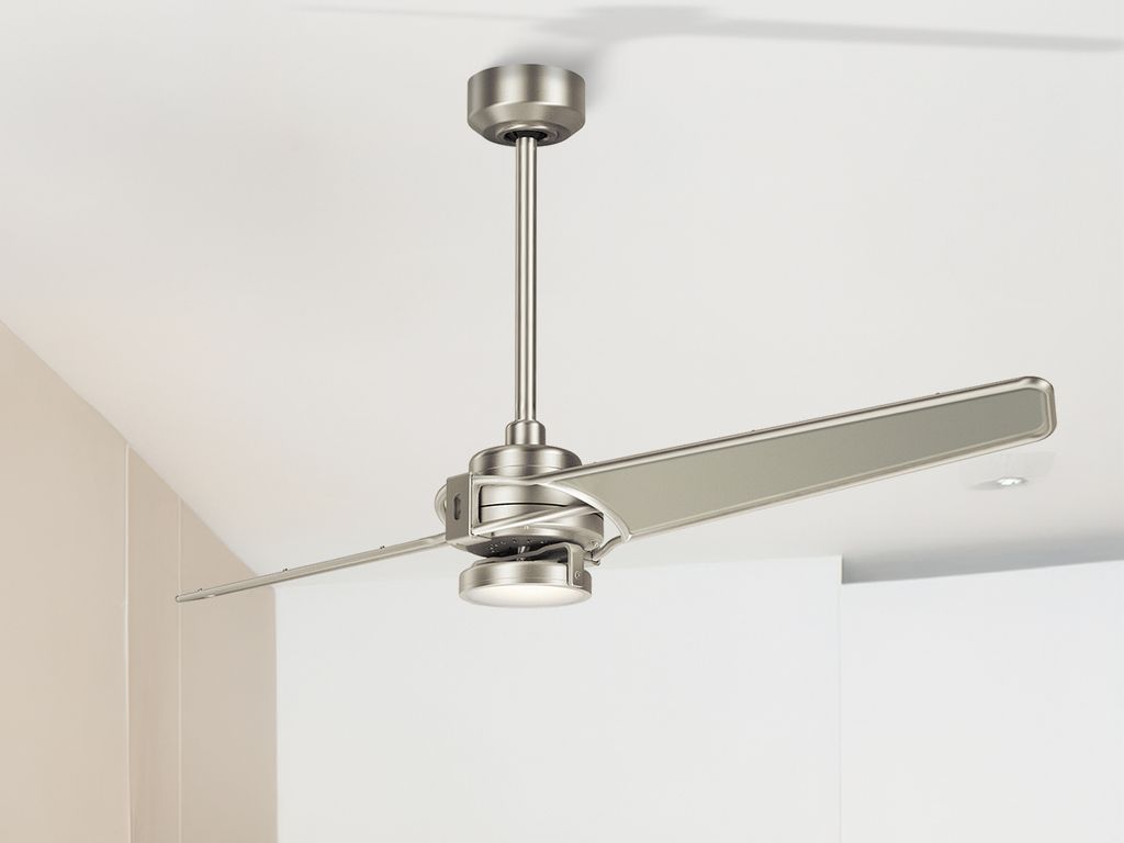 Deckenventilator leise Ø 142cm mit LED Licht und Fernbedienung, verlängerbar