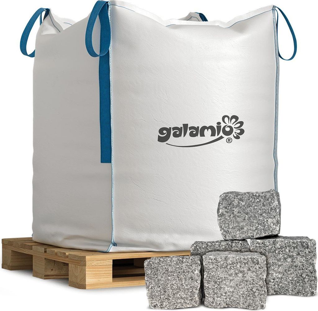 Galamio Granitpflaster 15/17 » gespalten « 1000kg BigBag Produktbild 