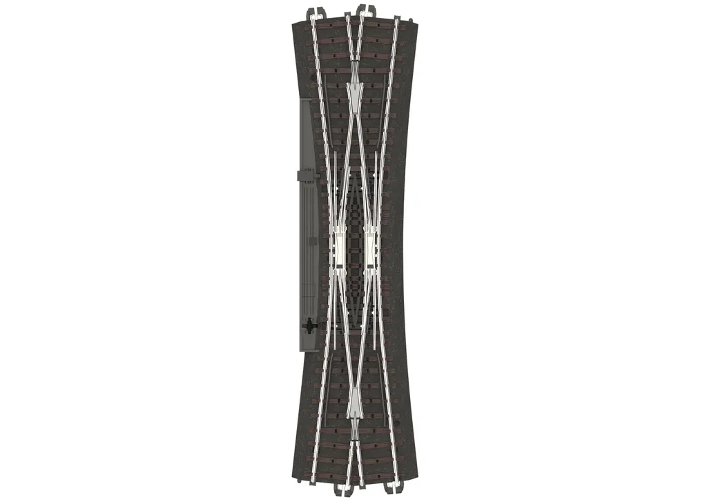 Aiguillage de croisement Voie C 24720 pour réseaux ferroviaires H0 236.1 mm