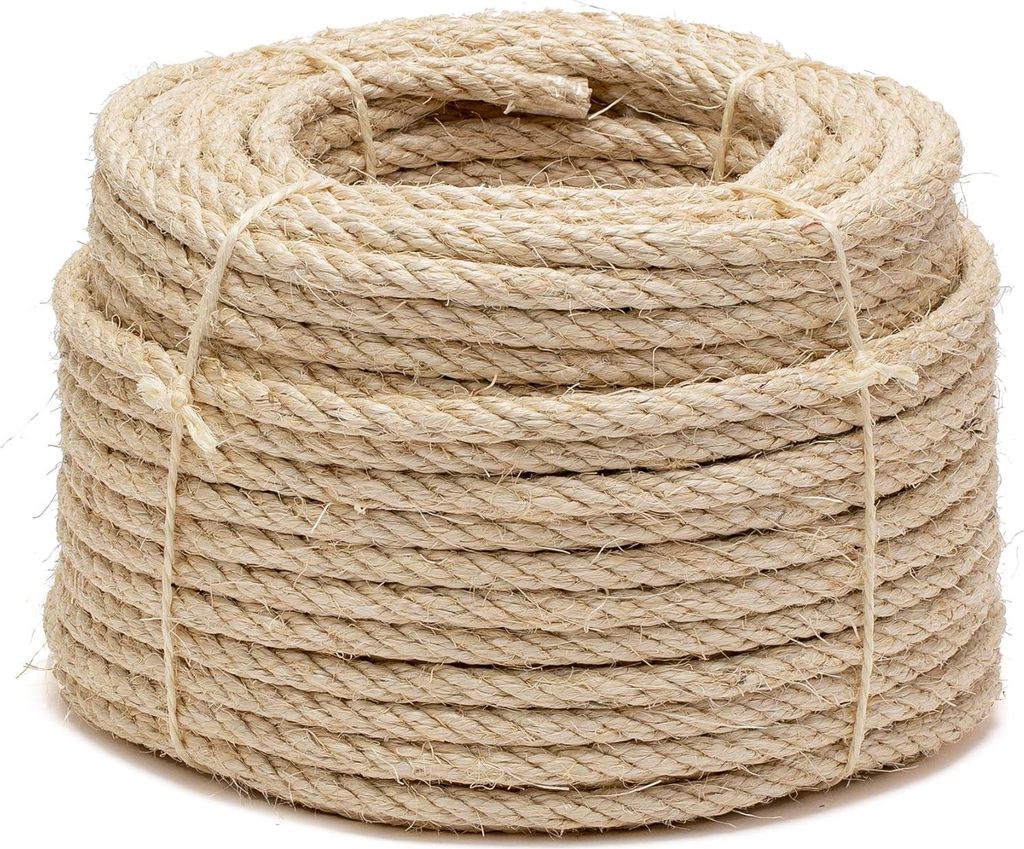 Natursisalseil Ø 8 mm 20 m - Kratzbaumseil, DIY, Gartenseil