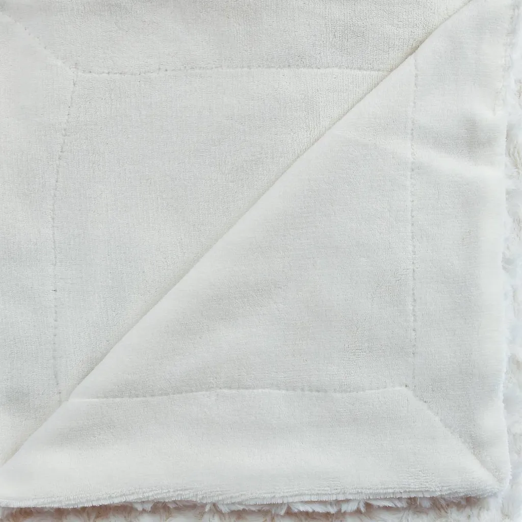 Plaid Professionale Atmosphera Bouclette 180x230 cm - Ecru - 3