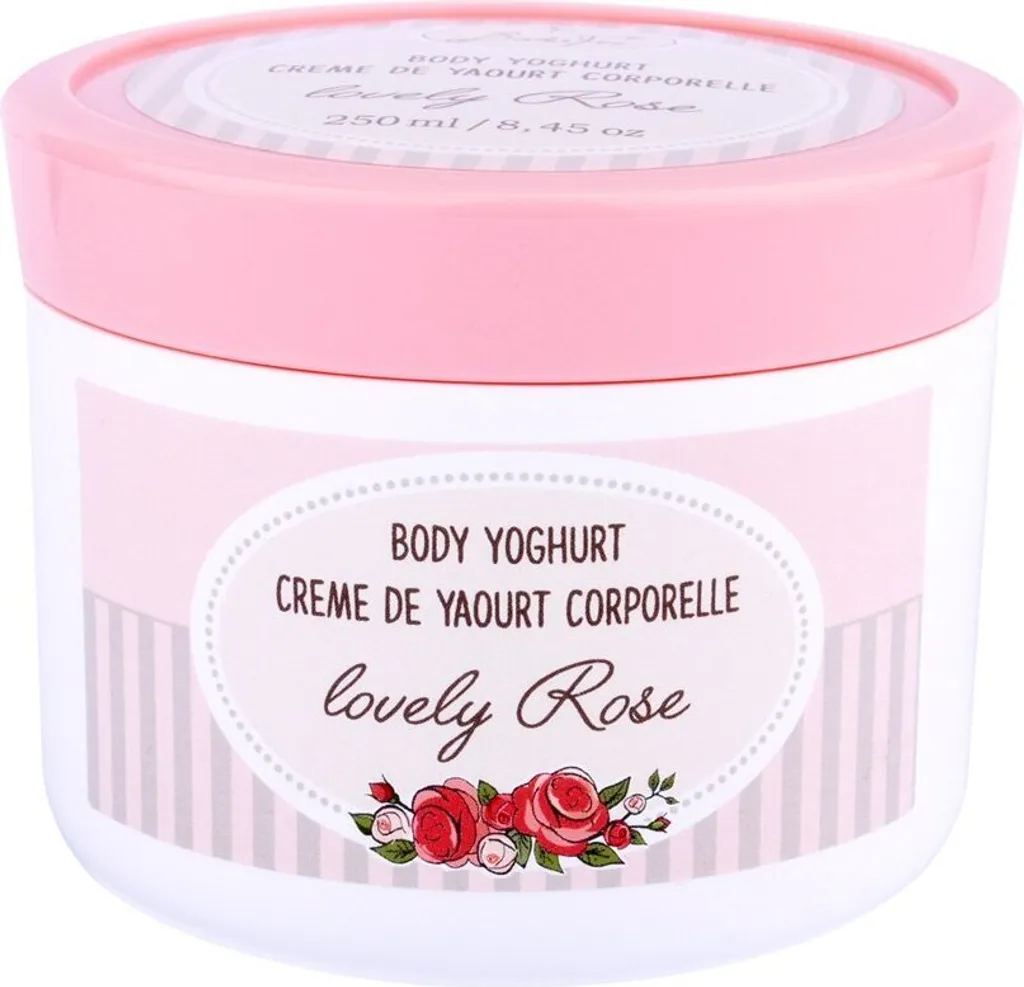 Badefee Body Yogurt Lovely Rose 250 ml - Soin Corps Hydratant à la Rose