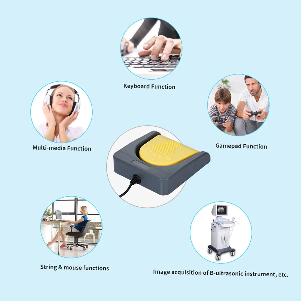 Pédale USB programmable PC Sensor avec commande par contacteur unique - 7