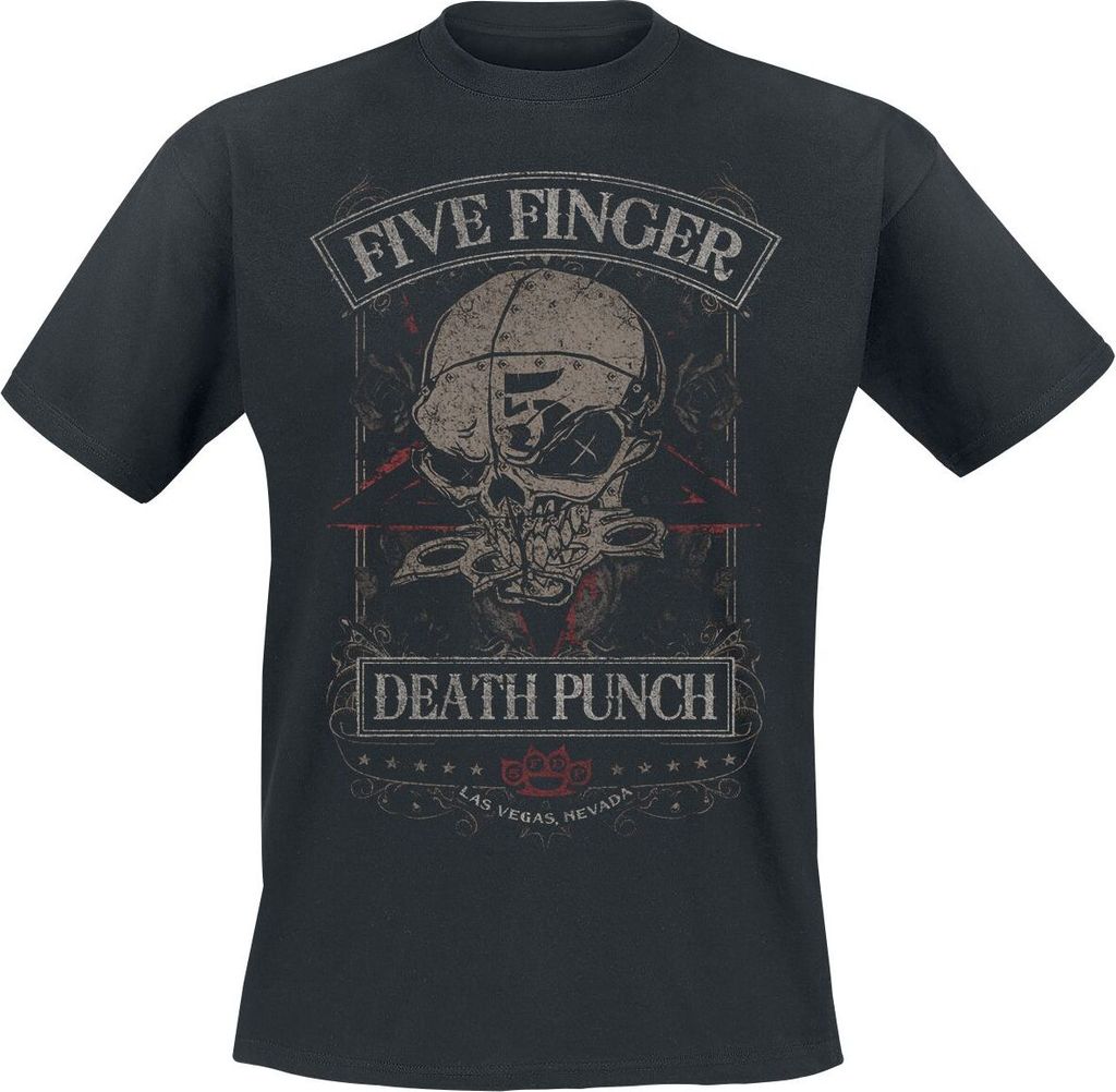 Five Finger Death Punch T-Shirt Herren Wicked schwarz S