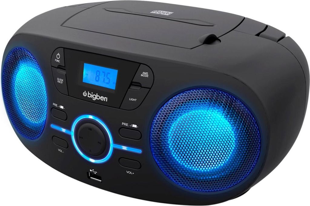 Bigben CD61NUSB Black Odtwarzacz muzyki stołowy Zdjęcie produktu