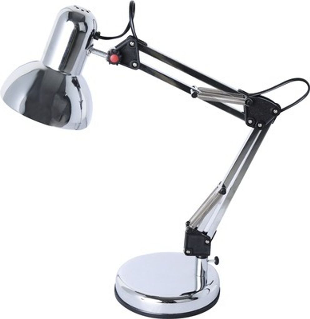 FLAIR Bürolampe 1-flammig H 52 cm Bootis chrom