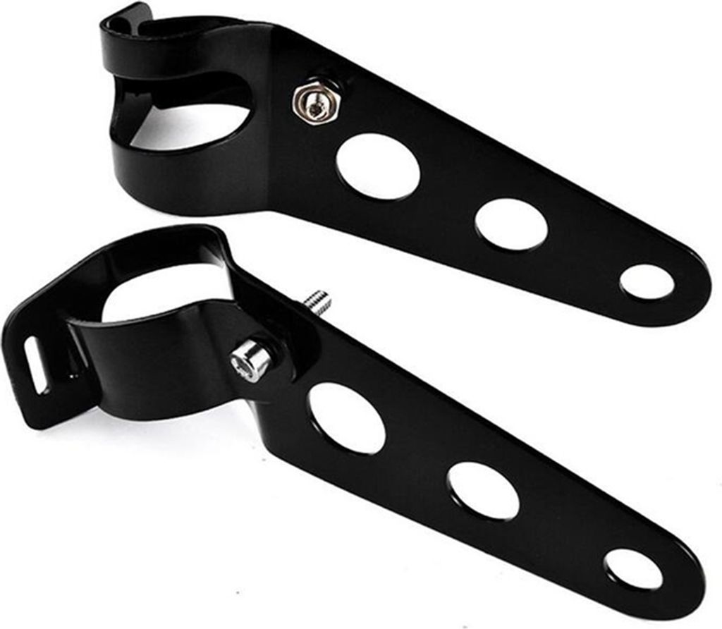 Universal Motorrad Motorrad Streetfighter Scheinwerfer Scheinwerfer Scheinwerferhalter schwarz