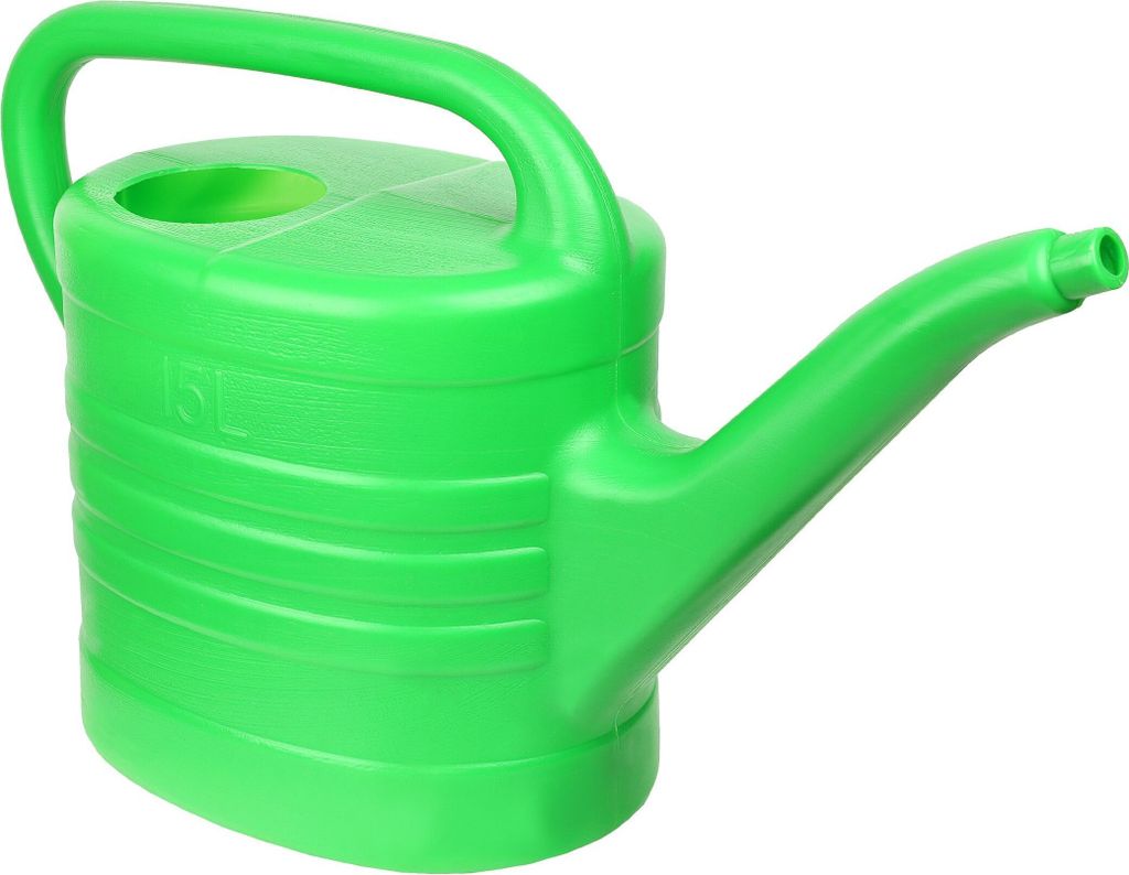 Garronda Gießkanne Gartengießkanne für Außenbereich, Bewässerung, Kunststoff Gießkannen, Giesskanne Garten Wasserspender GD-0044 (Grün, 15 L...