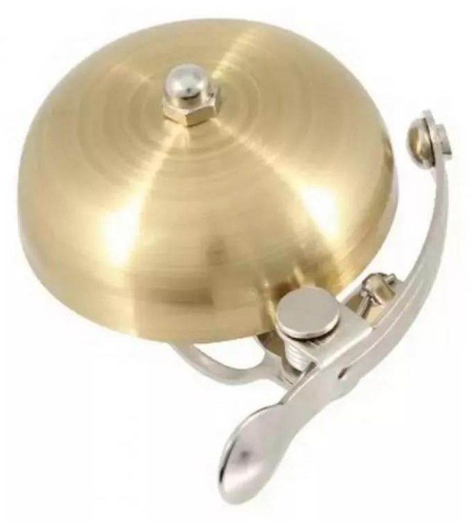 Glocke WAG Vintage Messing gold 55 mm Stahl Hebel