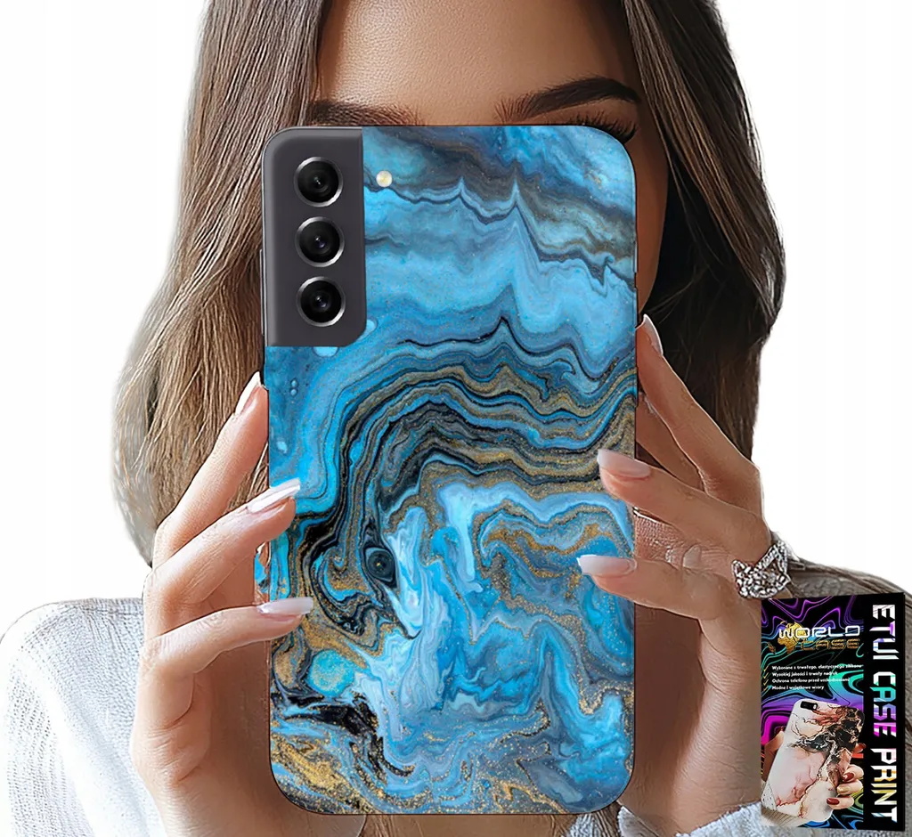 Custodia Samsung S21 FE Marmo + Pellicola | Regalo Ideale e Sicuro
