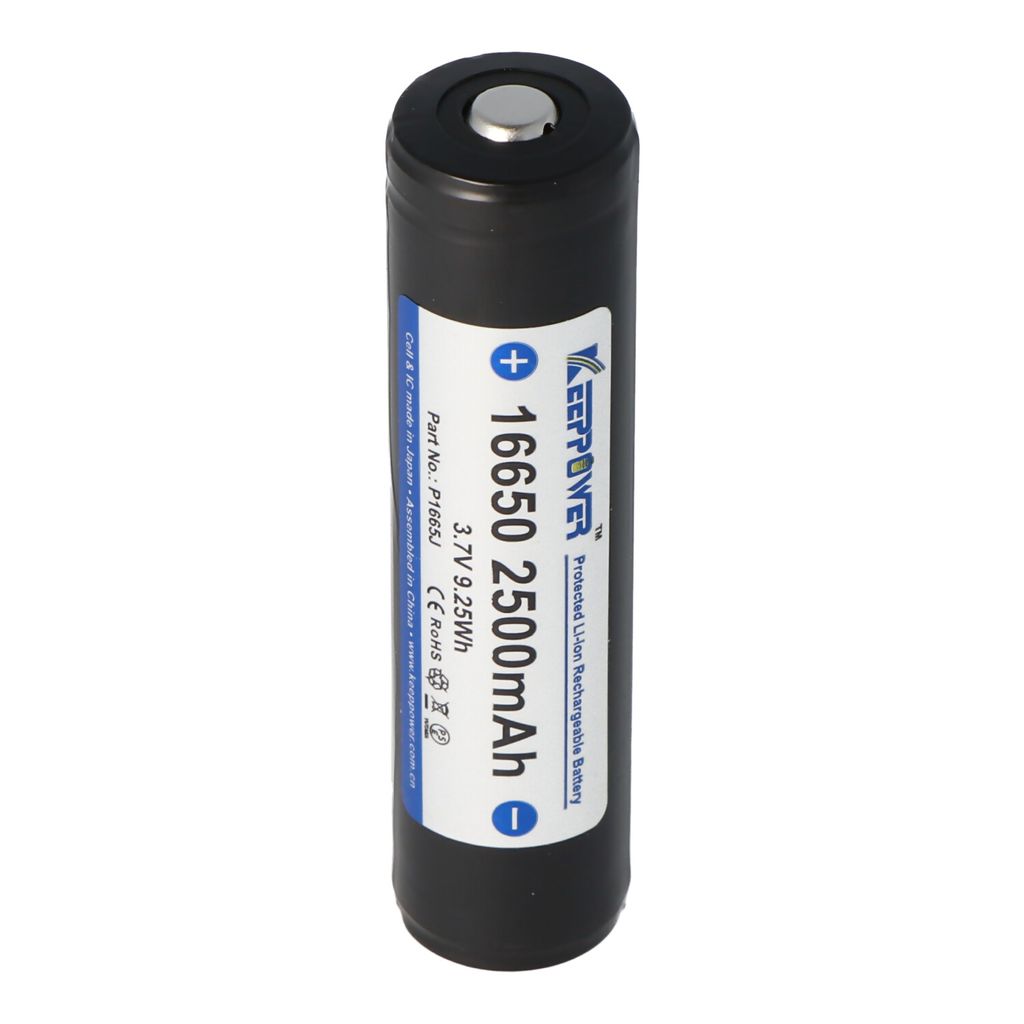 Keeppower 16650 lub 17650 min. 1980 mAh, maks. 2500 mAh Zdjęcie produktu 