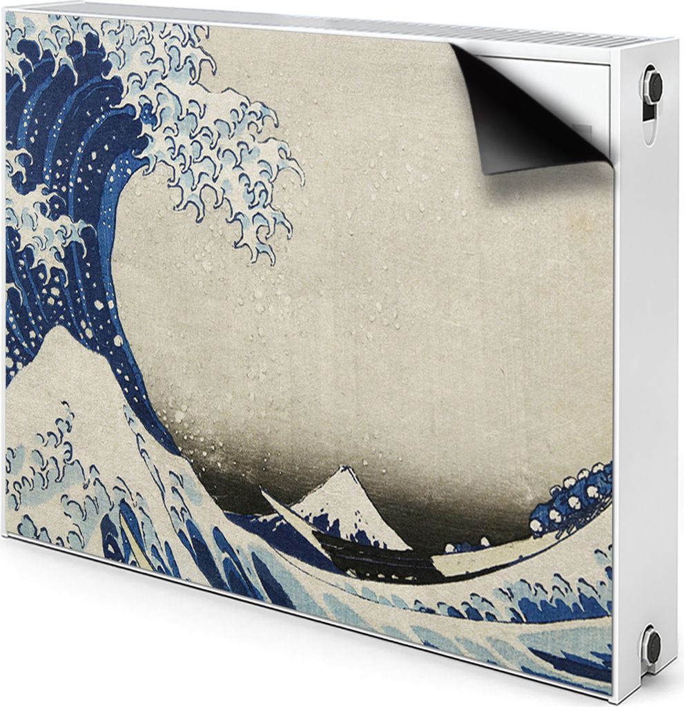 Magnet Heizkörper-Abdeckung Verkleidung Abdeckung Heizkörperabdeckung 90x60 cm - Japanisch, Art
