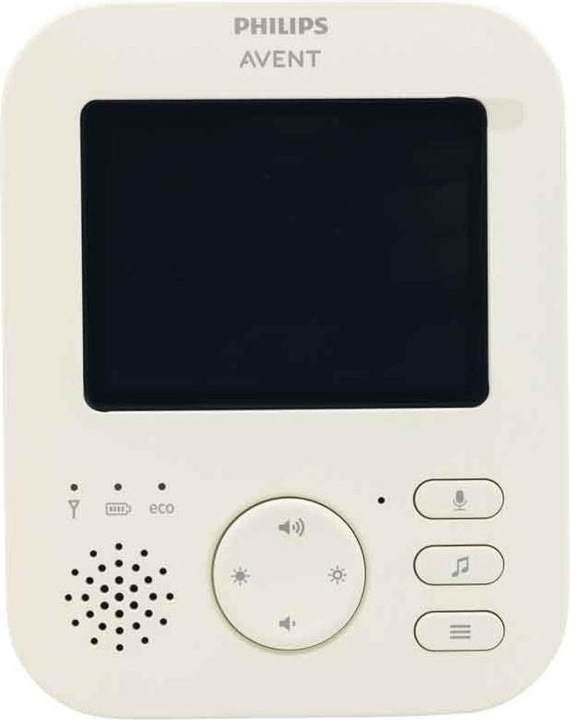 A Philips Avent video baby monitor displayed against a white background.