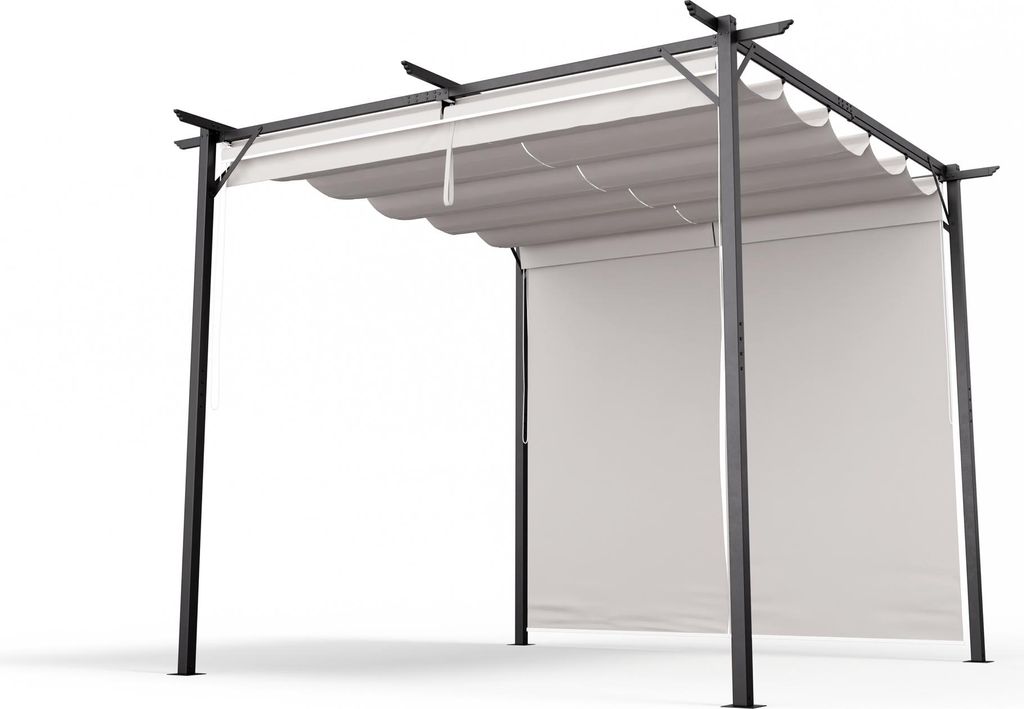 BlumfeldtPantheon Robust, altana ogrodowa, 3 x 3 m, rolety Zdjęcie produktu 