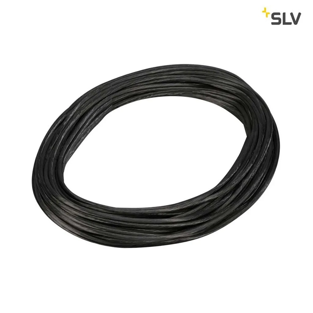 Câble d'Alimentation 12V 6mm² Noir 20m pour Spots sur Câbles Tenseo