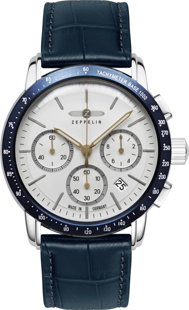 Zeppelin 8878-1 Herrenuhr New York Chronograph 43mm 5ATM