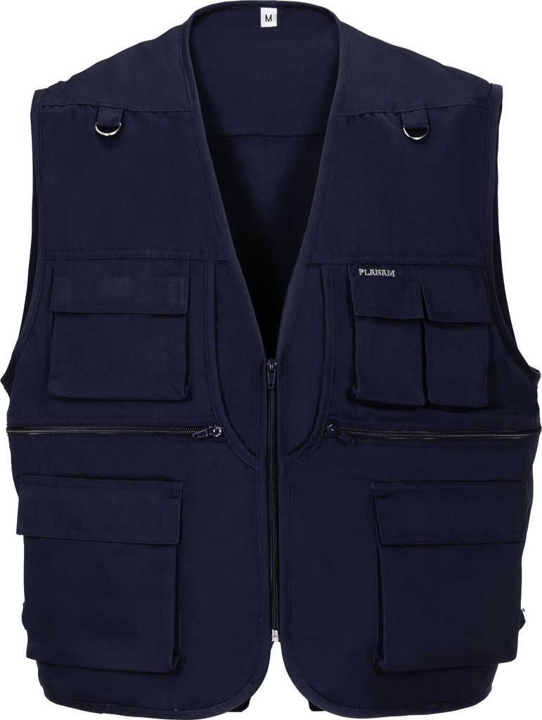 Größe M Herren Planam Outdoor Weste Sommer Weste marine Modell 1411