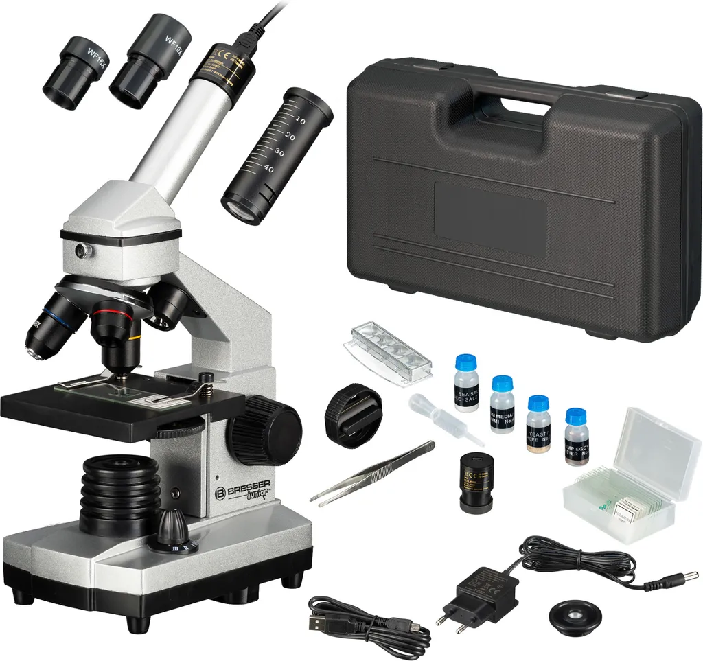 Microscope Bresser Junior pour enfant avec kit d'accessoires complet - 8