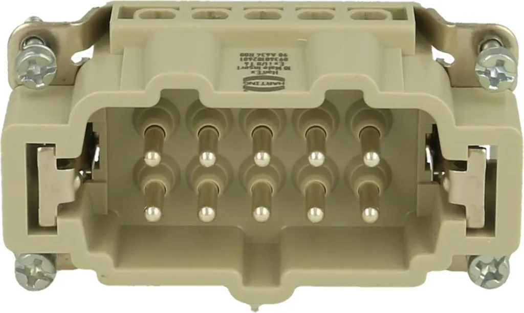 Insert de Connecteur pour Zones ATEX Han 10Ex Mâle 10 Pôles HARTING