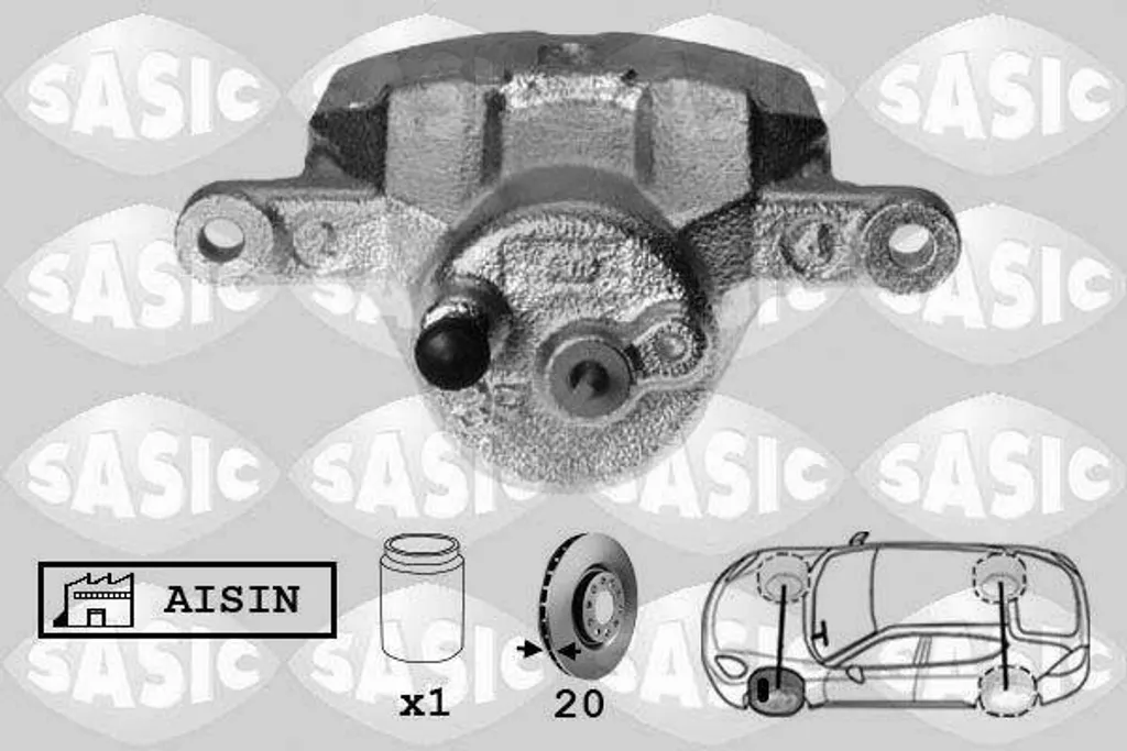 Étrier de frein hydraulique compatible Yaris - SASIC 6506092 Qualité