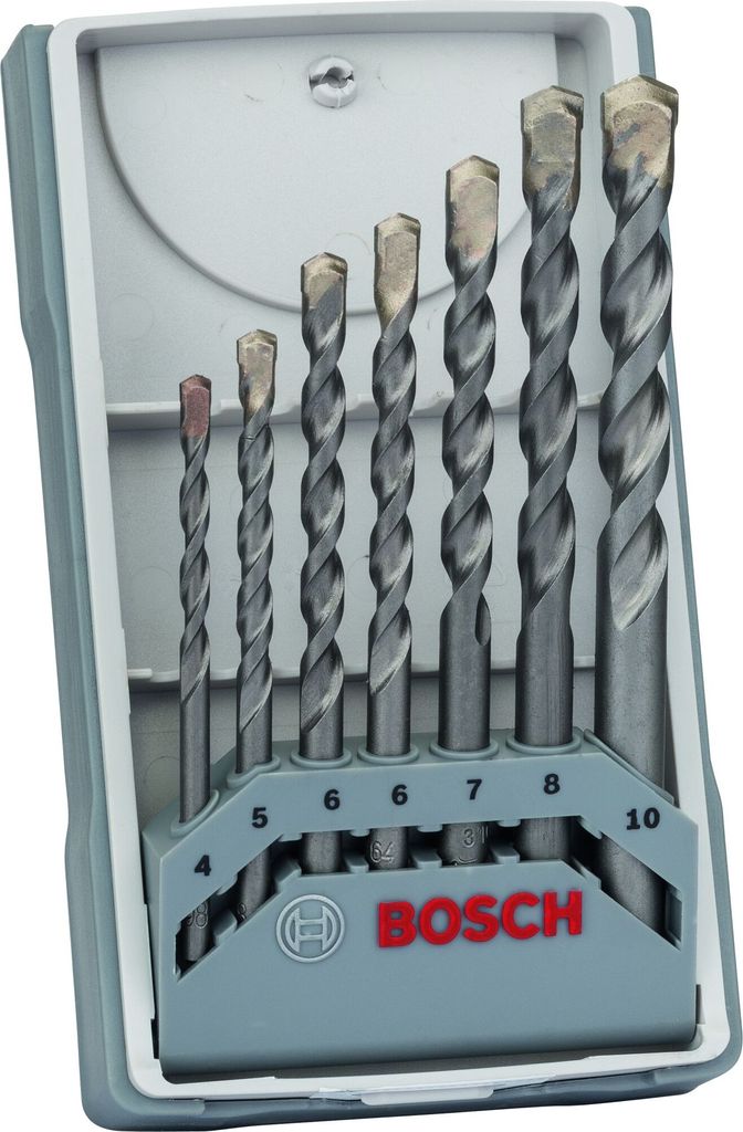Bosch 2607017082 Bosch Betonbohrer Set 7 tlg. Silver Immagine del prodotto 