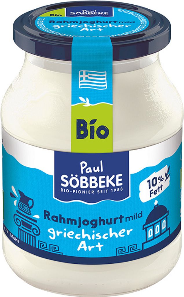 NATÜRLICHER CREME-BIO-JOGURT GRIECHISCHER ART 500 g (GLAS) Produktbild 