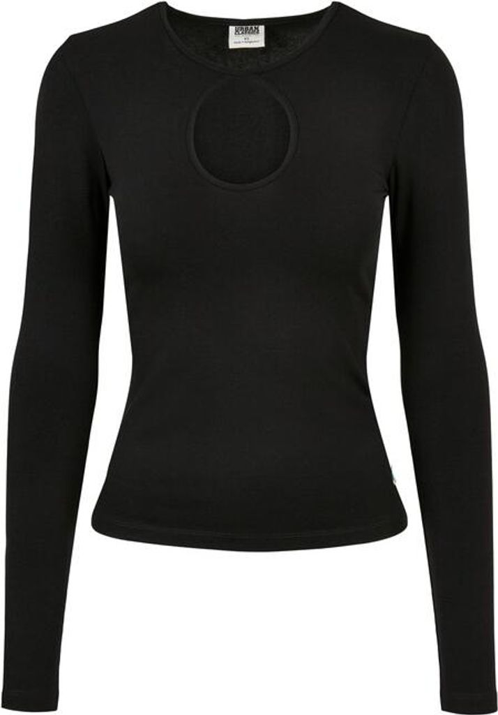 TB4768 - Ladies Organic Keyhole Longsleeve black S