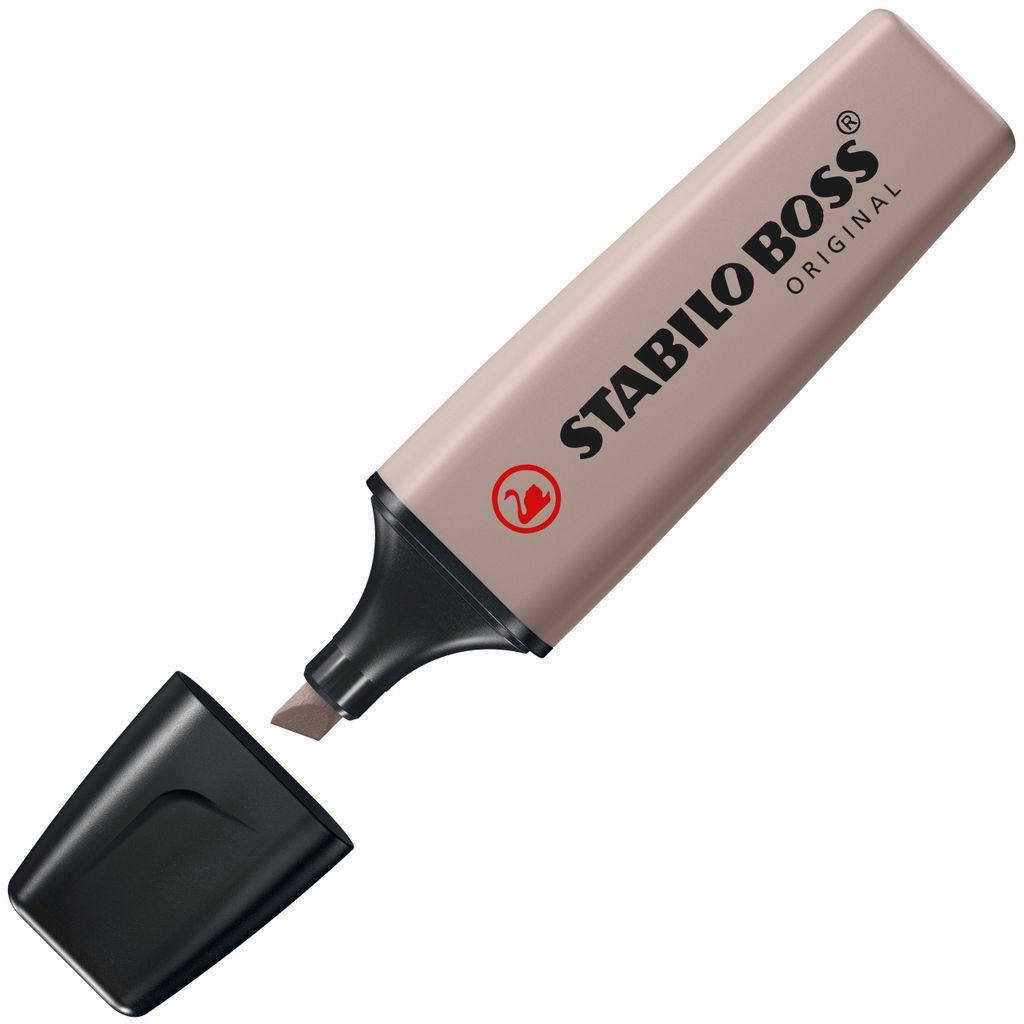 STABILO BOSS ORIGINAL NatureColors Marker 1 Stück(e) Meißel Hellgrau