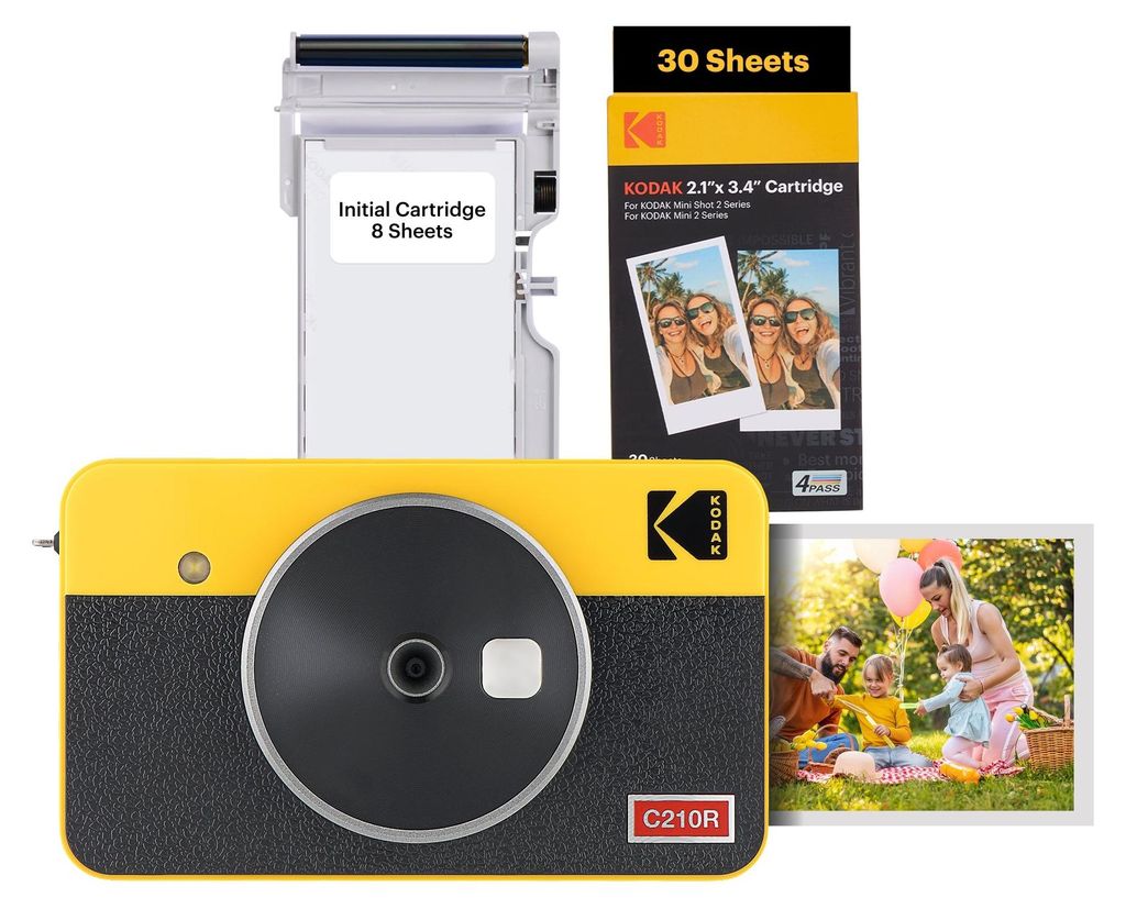 Kodak Mini Shot 2 Retro 4Pass Sofortbildkamera und Drucker