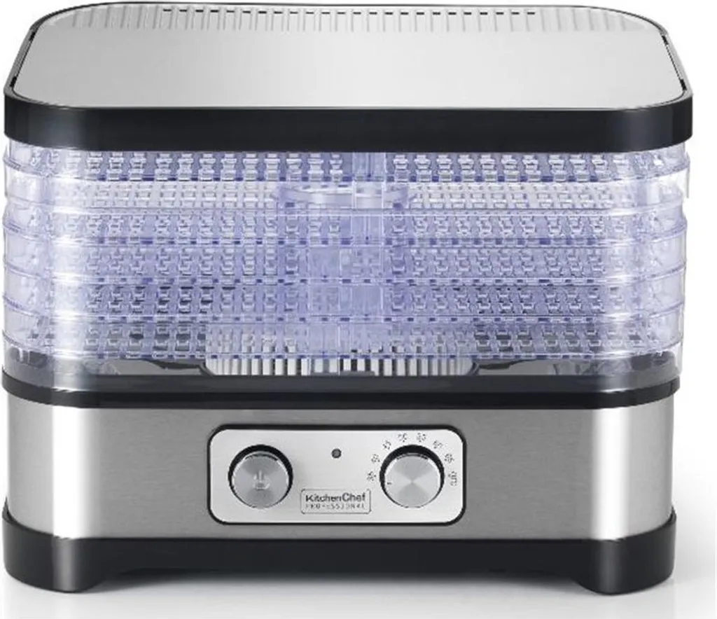 Déshydrateur Kitchen Chef 400W anti-gaspillage 5 plateaux