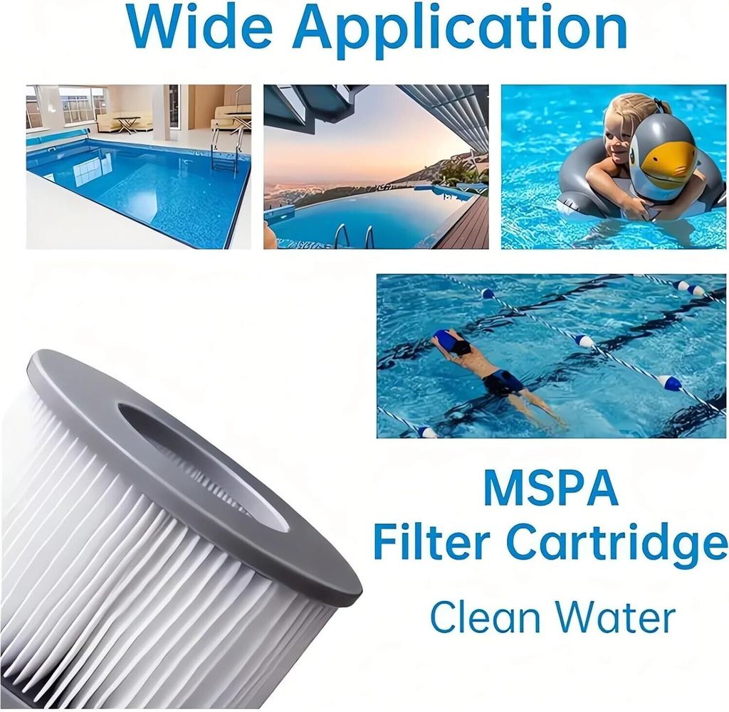 8 x Whirlpool-Filter für MSpa, aufblasbare Pools, Produktbild 4
