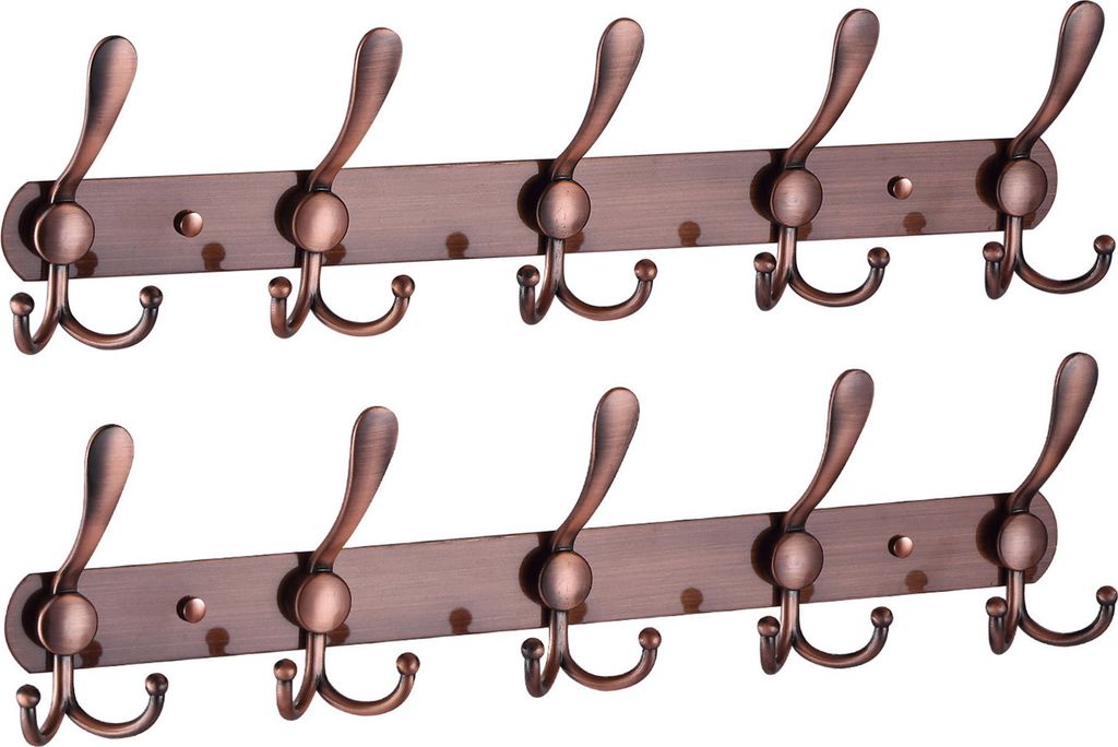 1 Set Kleiderhaken Edelstahl Tasche Schal Garderobe Platzsparend Drei-Backen-Design Wandaufbewahrung Kleiderbügel Haken für Zuhause