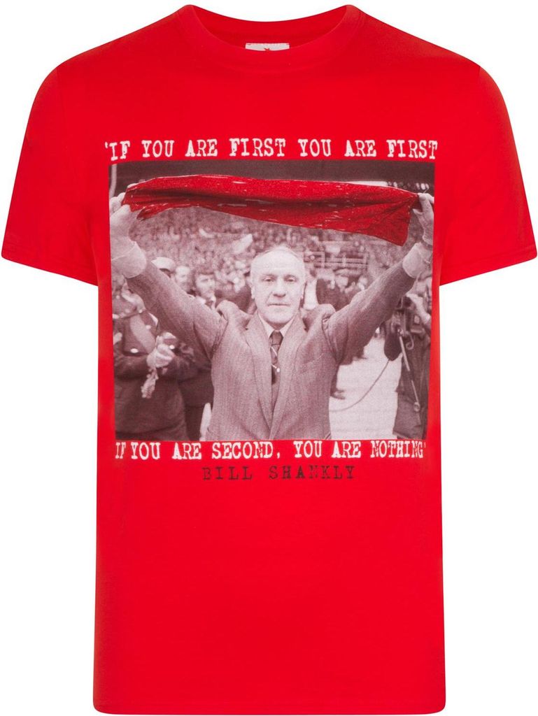 Spike Leisurewear - "Bill Shankly" T-Shirt für Herren GF1224 (S) (Rot)