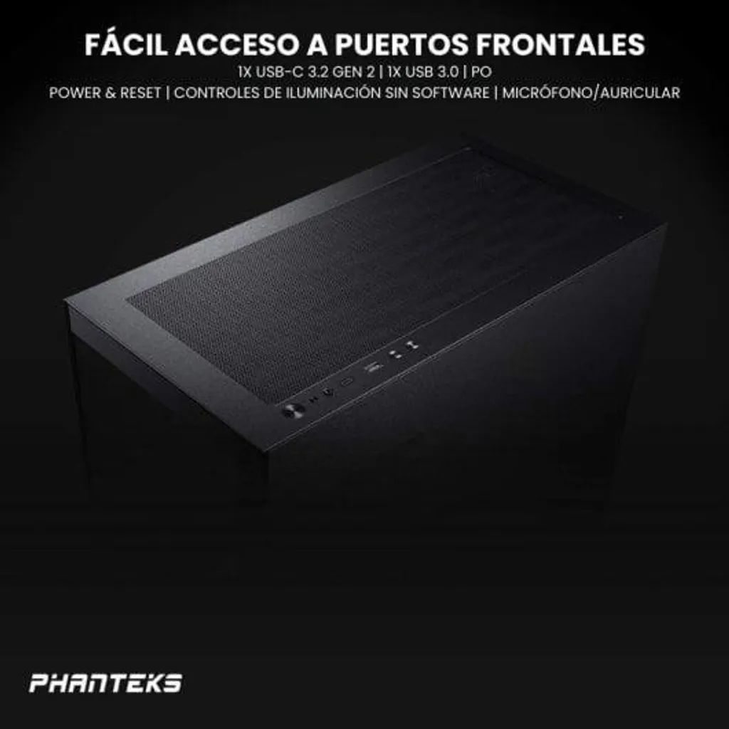 Boîtier PC Gaming Phanteks XT View Châssis ATX avec Verre et D-RGB