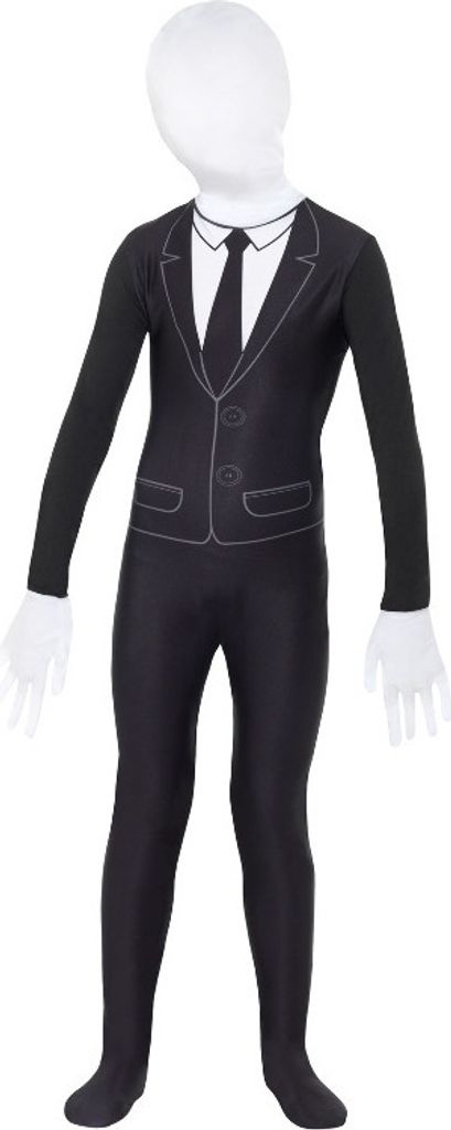 Übernatürlicher Junge Kostüm, Schwarz und Weiß, mit Bodysuit