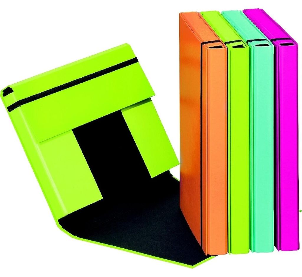 Pagna Sammelbox A4 Trend Gummizugverschluss lindgrün Produktbild 