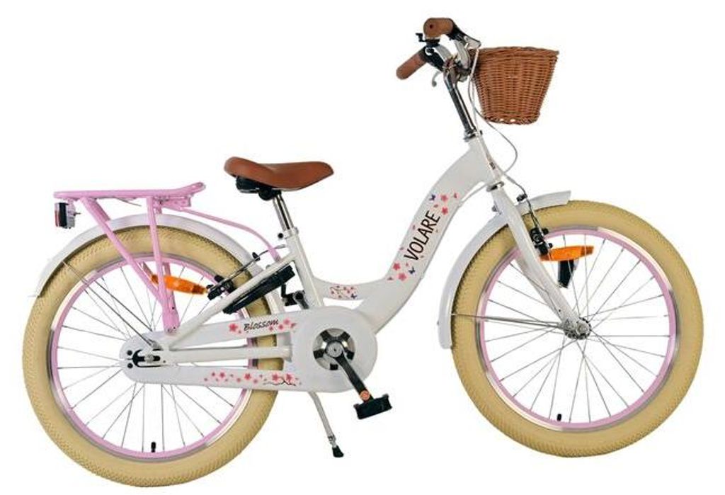 Volare Blossom Kinderfahrrad - Mädchen - 20 Zoll - Weiss - Produktbild 