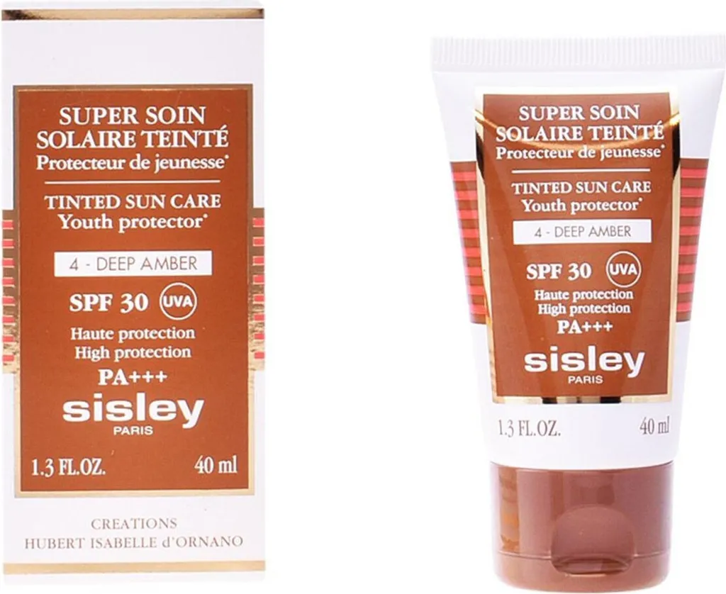 Soin Solaire Teinté Sisley SPF30 Ambre Foncé 40 ml - Effet Bonne Mine