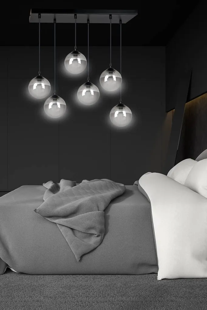 Lustre Salon COSMO 6 Branches - Solution Éclairage Grand Espace E14 - 12