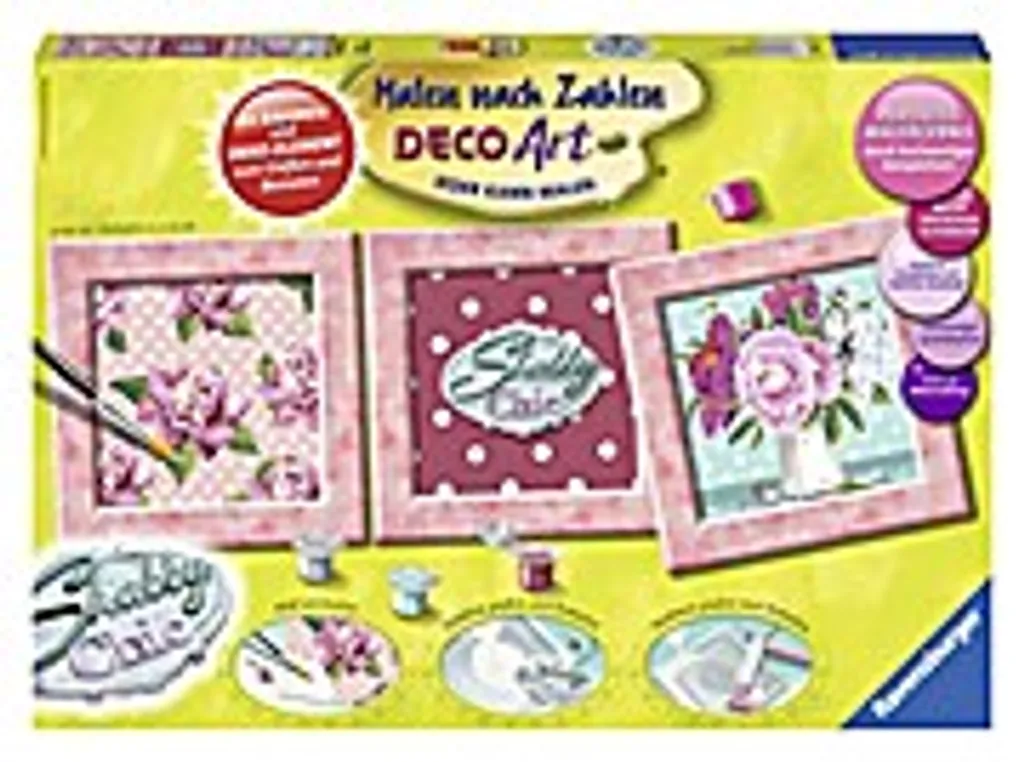 Débuter en peinture facilement avec le kit Shabby Chic de Deco Art