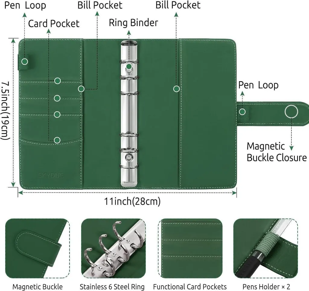 Budget Planner A6 Tedesco: Organizer per Risparmio e Gestione Denaro - 3
